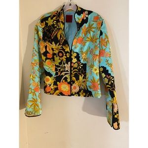 JS Collections Silk Jacket Size: 8